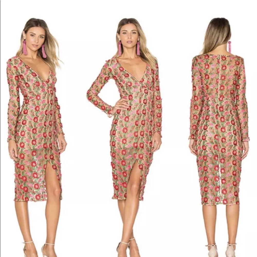 For love and lemons Valentine’s Rose dress size Small